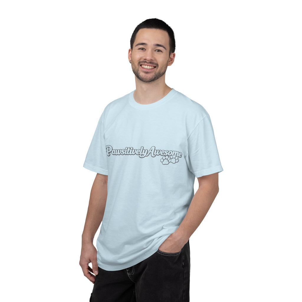 Pawsitively Awesome T‑Shirt — Cute Paw Print Graphic Tee for Dog Lovers