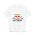 Built to Remember 1776–2026 Tee — Built to Stand Patriotic T-Shirt