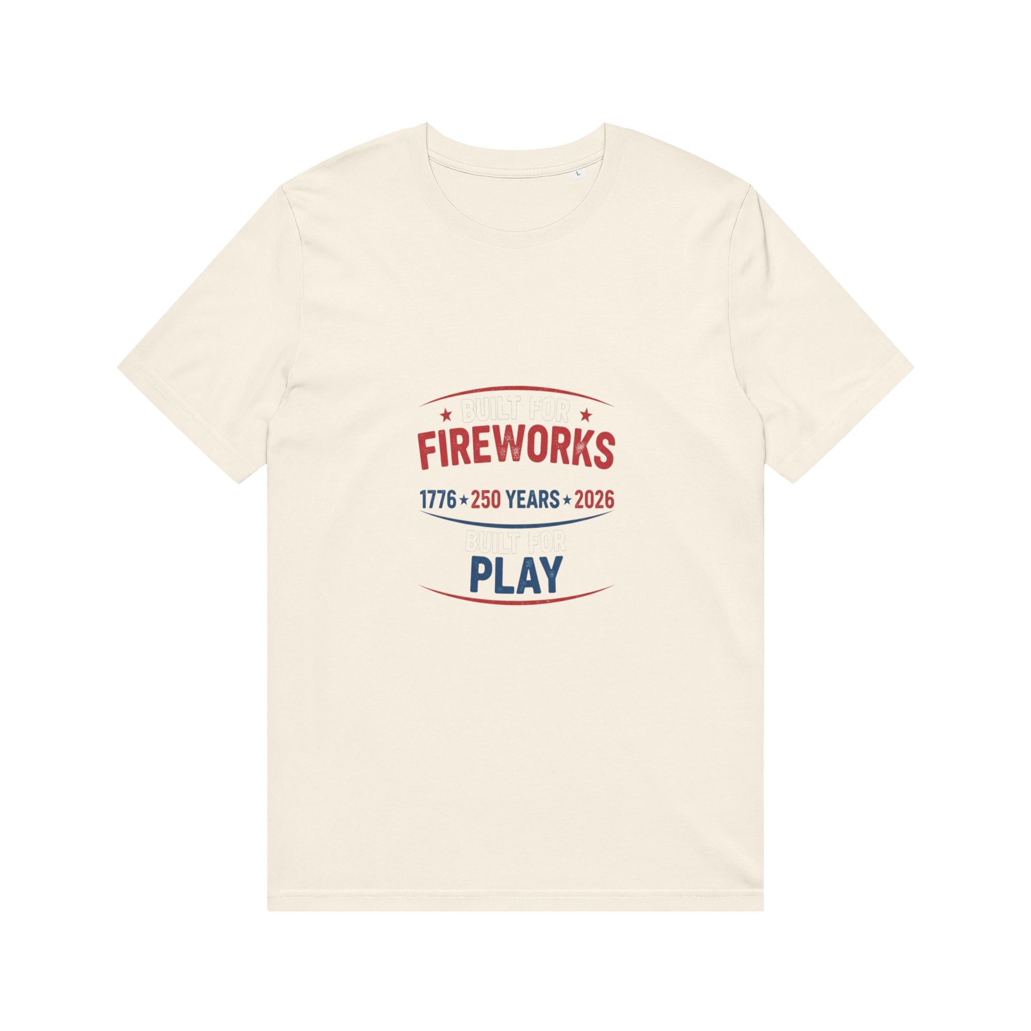 Fireworks Play T-Shirt — 1776–2026 250th Anniversary Patriotic Tee