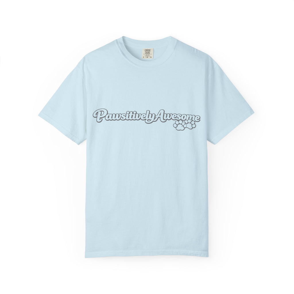 Pawsitively Awesome T‑Shirt — Cute Paw Print Graphic Tee for Dog Lovers